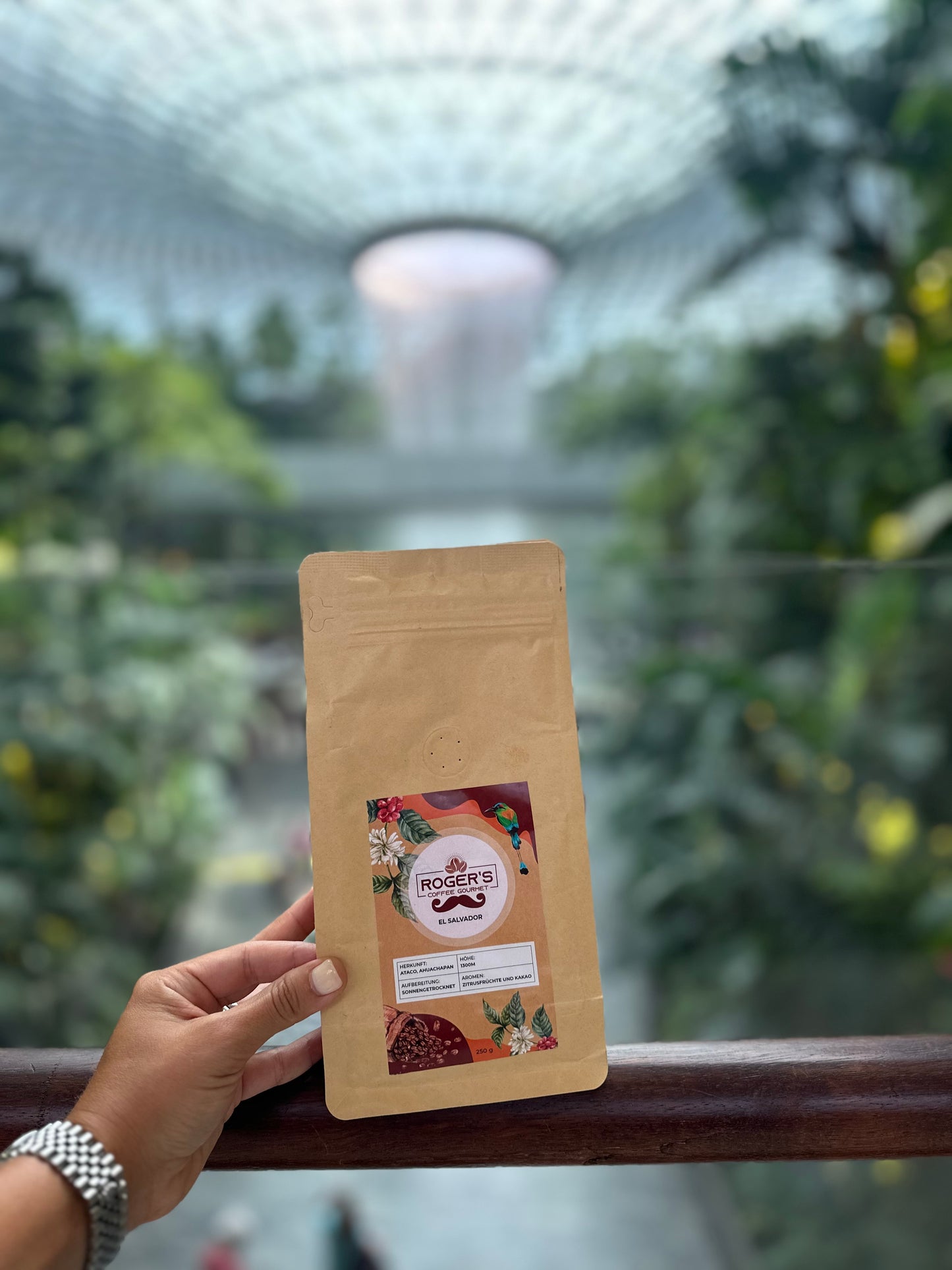 Café en grano 100% Bio El Salvador: Tostado oscuro - 250G